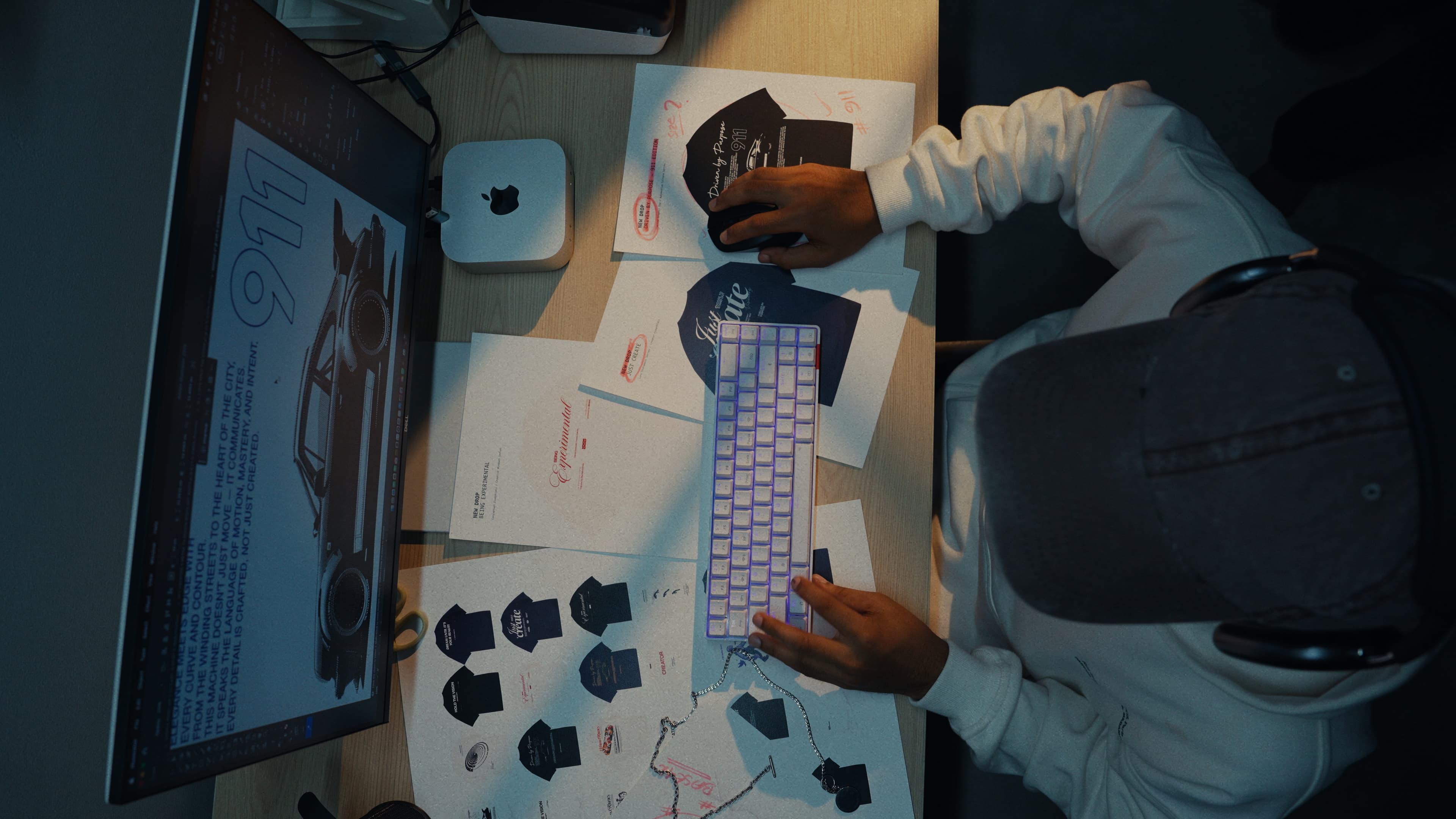 Latest drop in action. Behind the scenes at the studio.Behind the scenes at the studio.