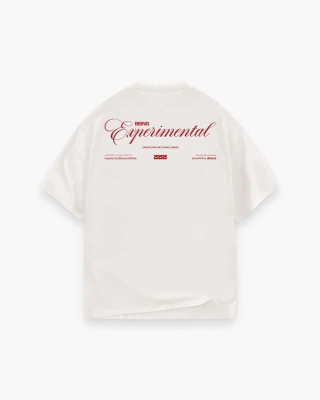 EXPERIMENTAL MIND TEE (OFF WHITE )