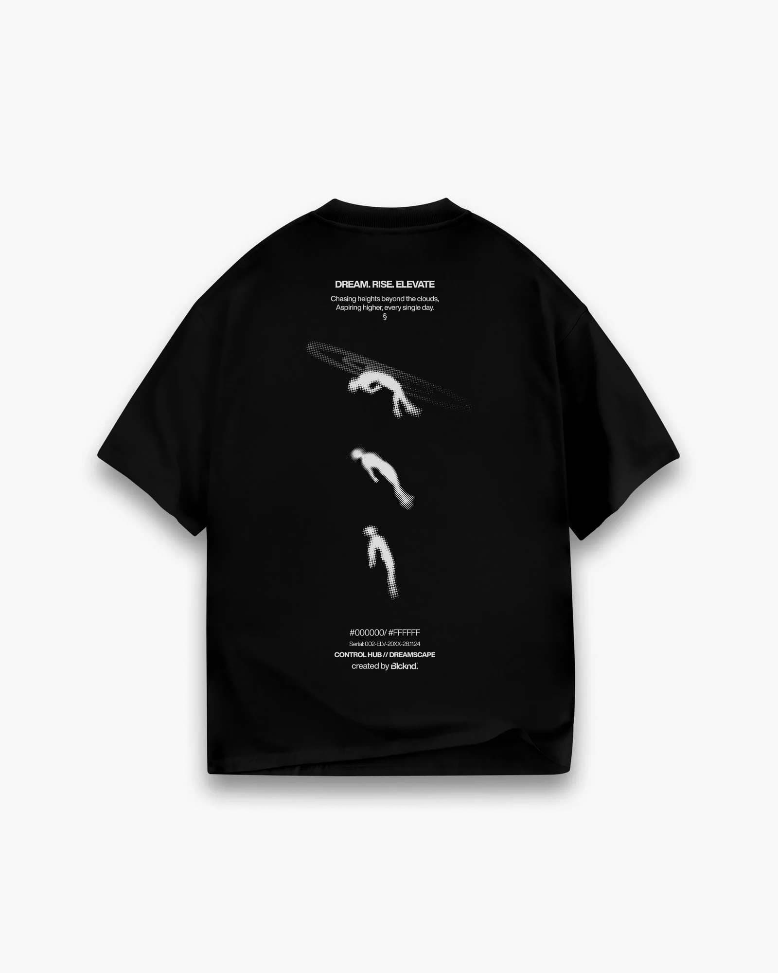 ABOVE THE CLOUDS TEE [ BLACK ]