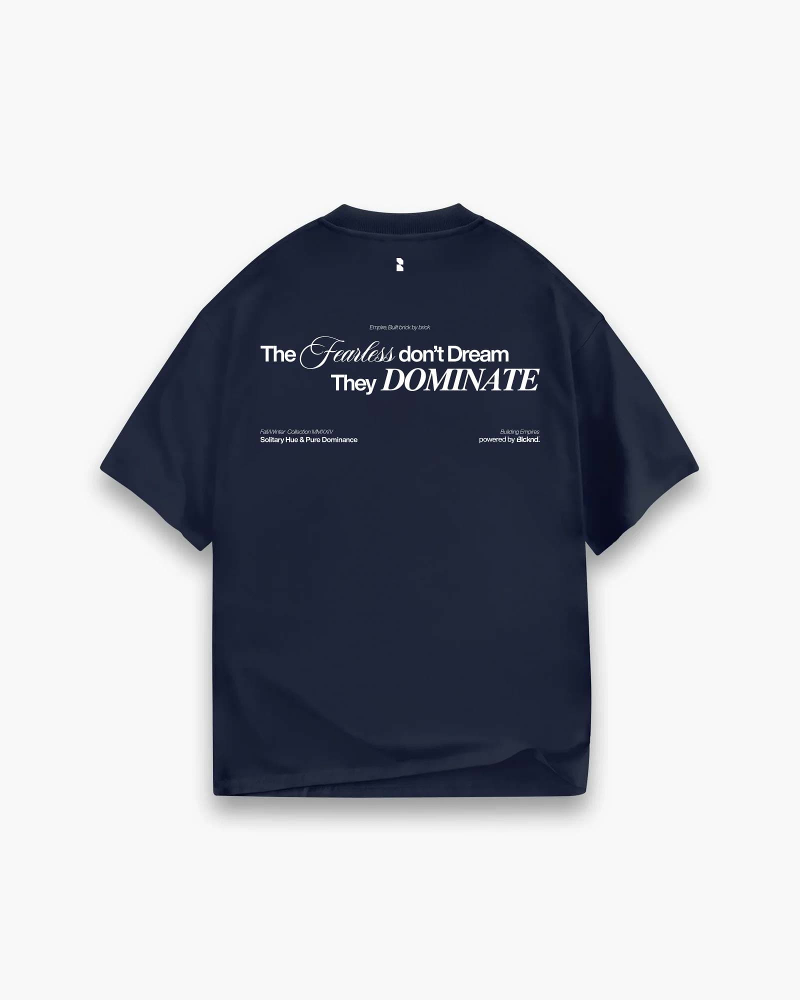 FEARLESS DOMINATE TEE [ NAVY ]