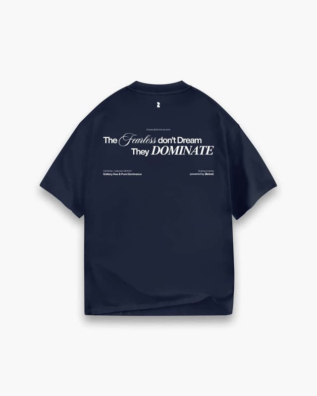 FEARLESS DOMINATE TEE [ NAVY ]