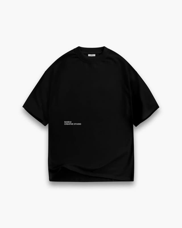 ABOVE THE CLOUDS TEE [ BLACK ]
